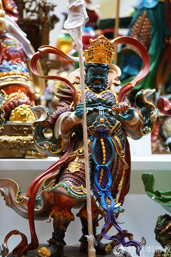 在厦门佛事用品展,遇见守护众生的四大天王