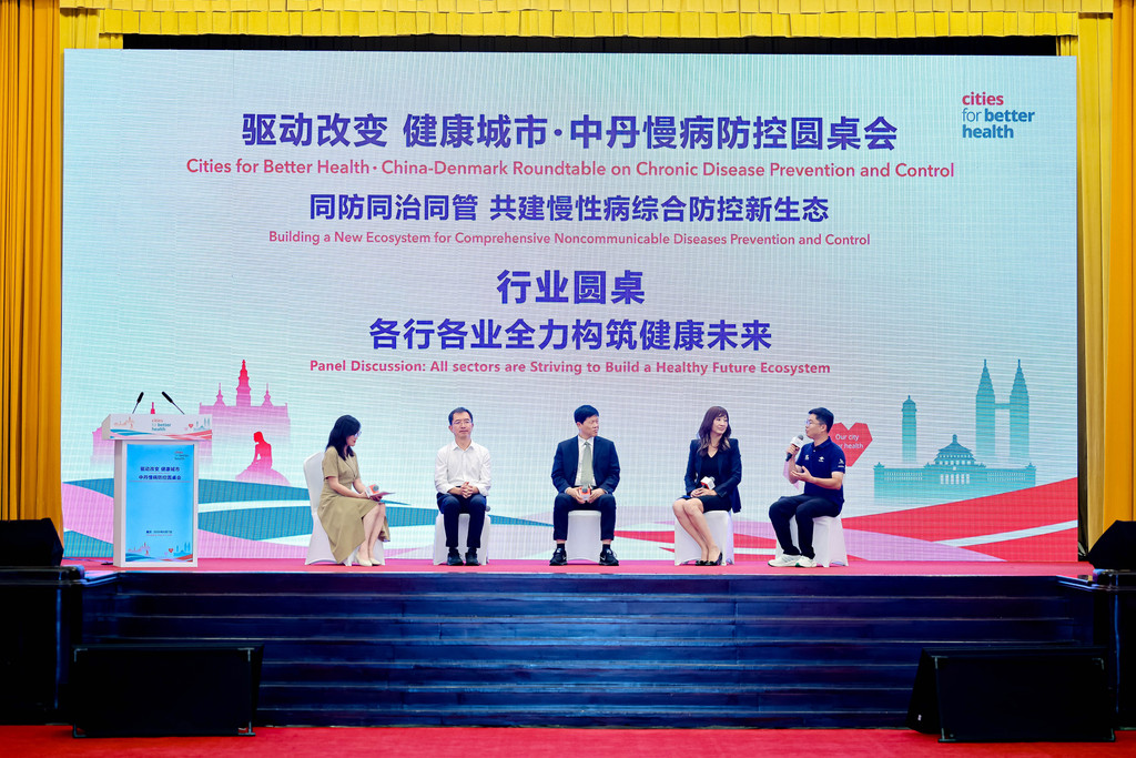 “驱动改变 健康城市”中丹慢病防控圆桌会现场。 主办单位供图