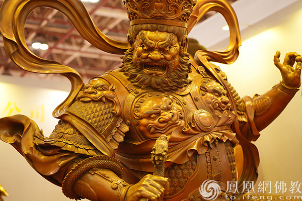 在厦门佛事用品展,遇见守护众生的四大天王