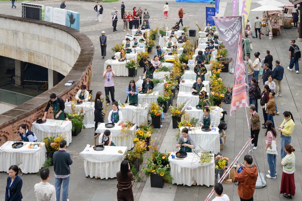“巴渝工匠”杯重庆市第二届花卉行业职业技能竞赛举行。重庆市林业局供图