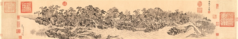 “千尺雪”图卷中的清凉画意