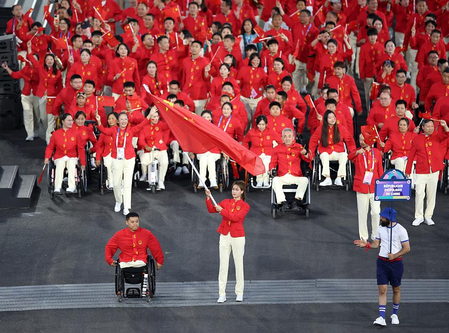 殘奧日?qǐng)?bào)｜巴黎殘奧會(huì)開幕，中國(guó)體育代表團(tuán)亮相