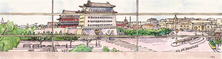 前门东西景观