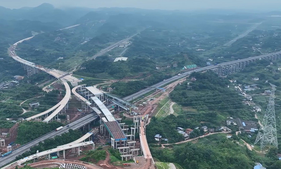 百节互通有序建设。受访者供图