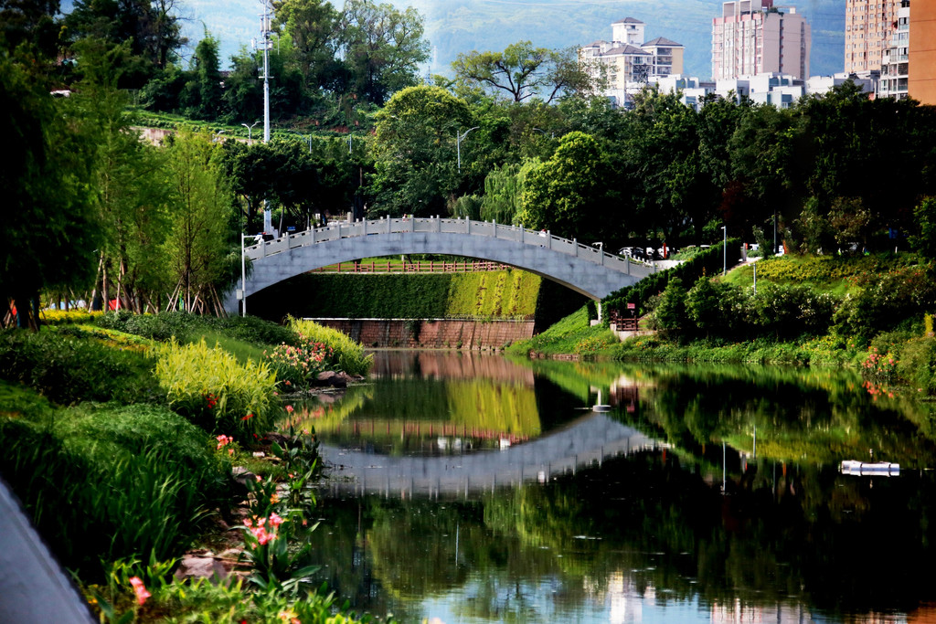 永川临江河。重庆市水利局供图