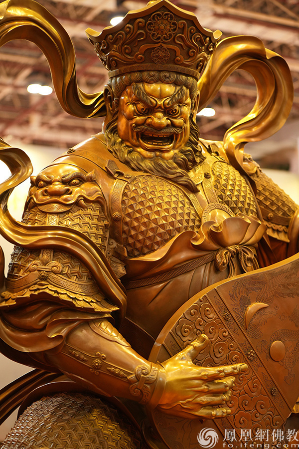 在厦门佛事用品展,遇见守护众生的四大天王