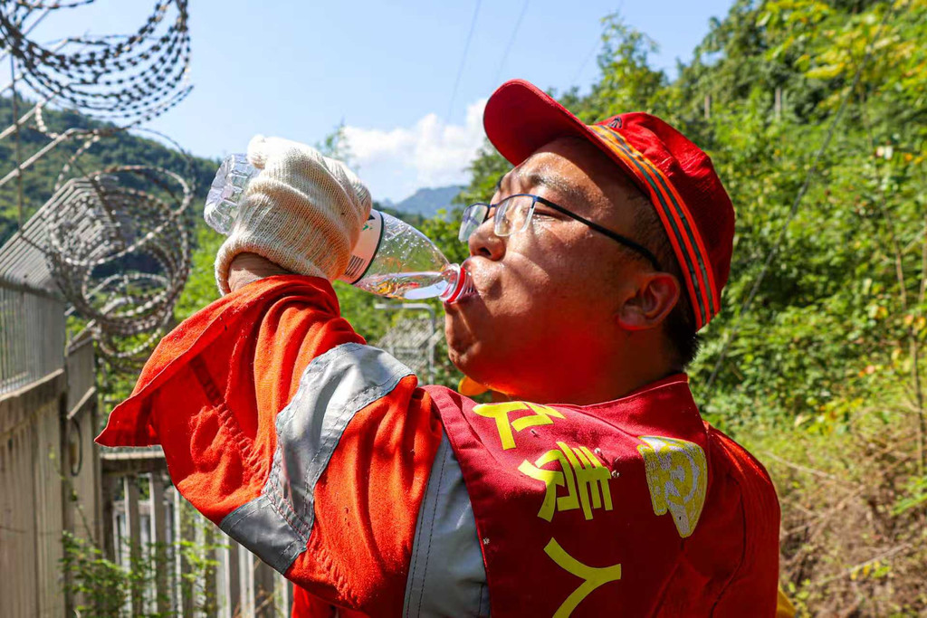 巡山现场。受访单位供图