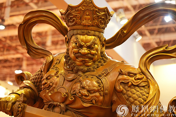 在厦门佛事用品展,遇见守护众生的四大天王