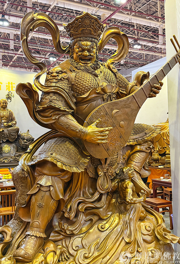 在厦门佛事用品展,遇见守护众生的四大天王
