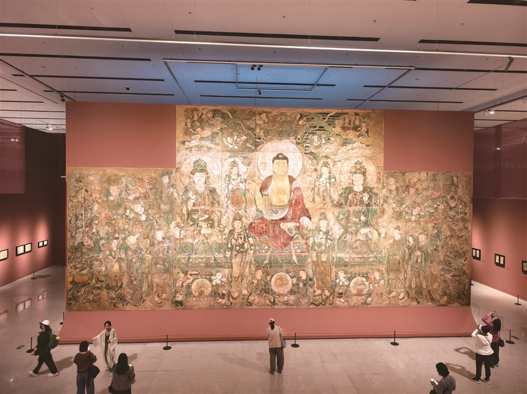 摹壁寻古 丹青致远——《药师佛佛会图》近百年后以传摹形式重返中国