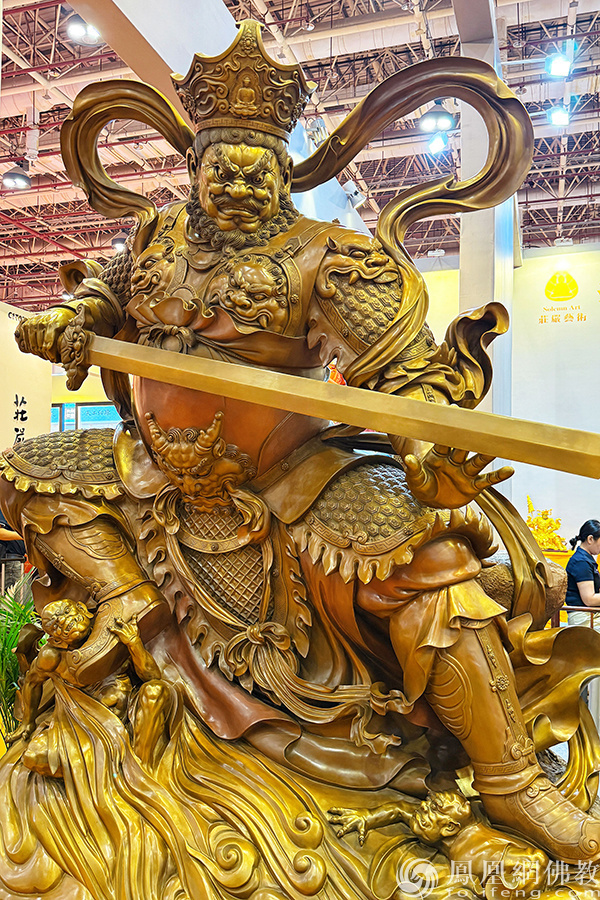 在厦门佛事用品展,遇见守护众生的四大天王
