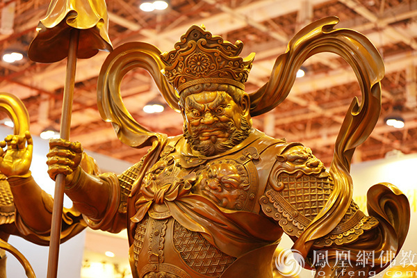 在厦门佛事用品展,遇见守护众生的四大天王