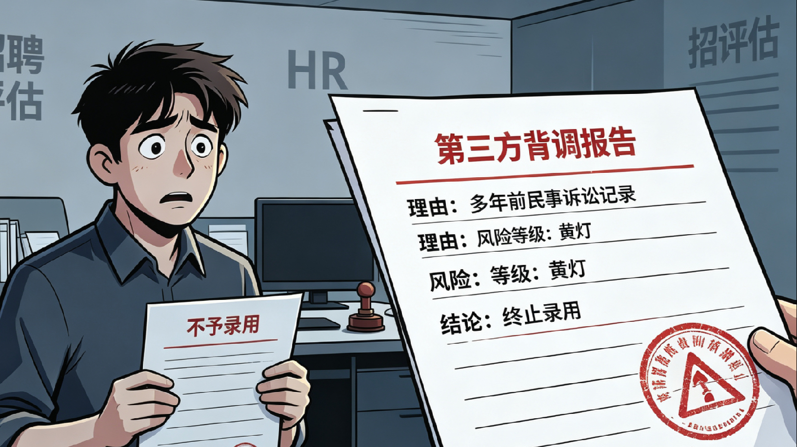 时代锐评|民事诉讼≠‌职业黑历史，别让职场背调变成背刺
