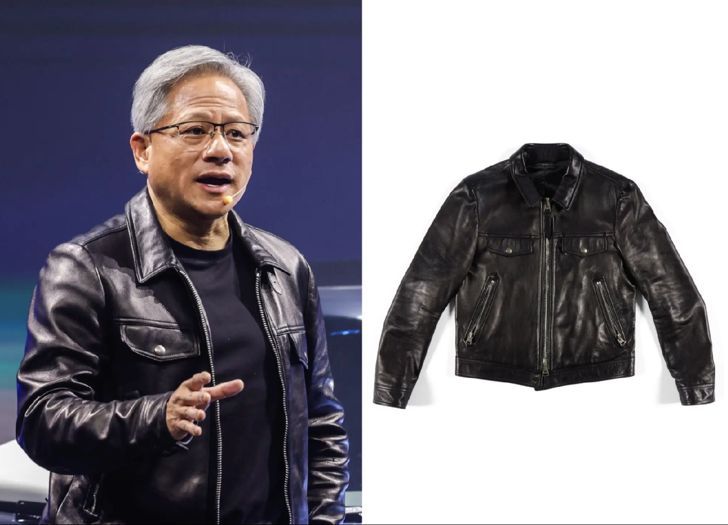 拍卖的黄仁勋皮夹克