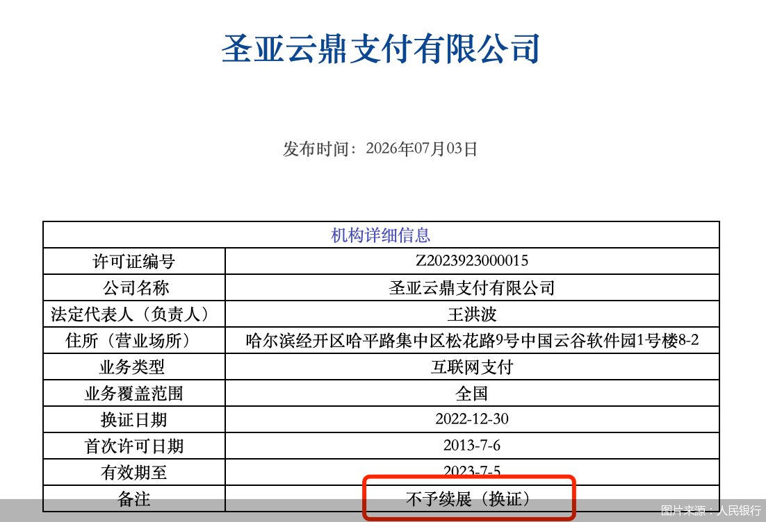 合规与经营“双重失能”！年内五张支付牌照注销，风险出清持续