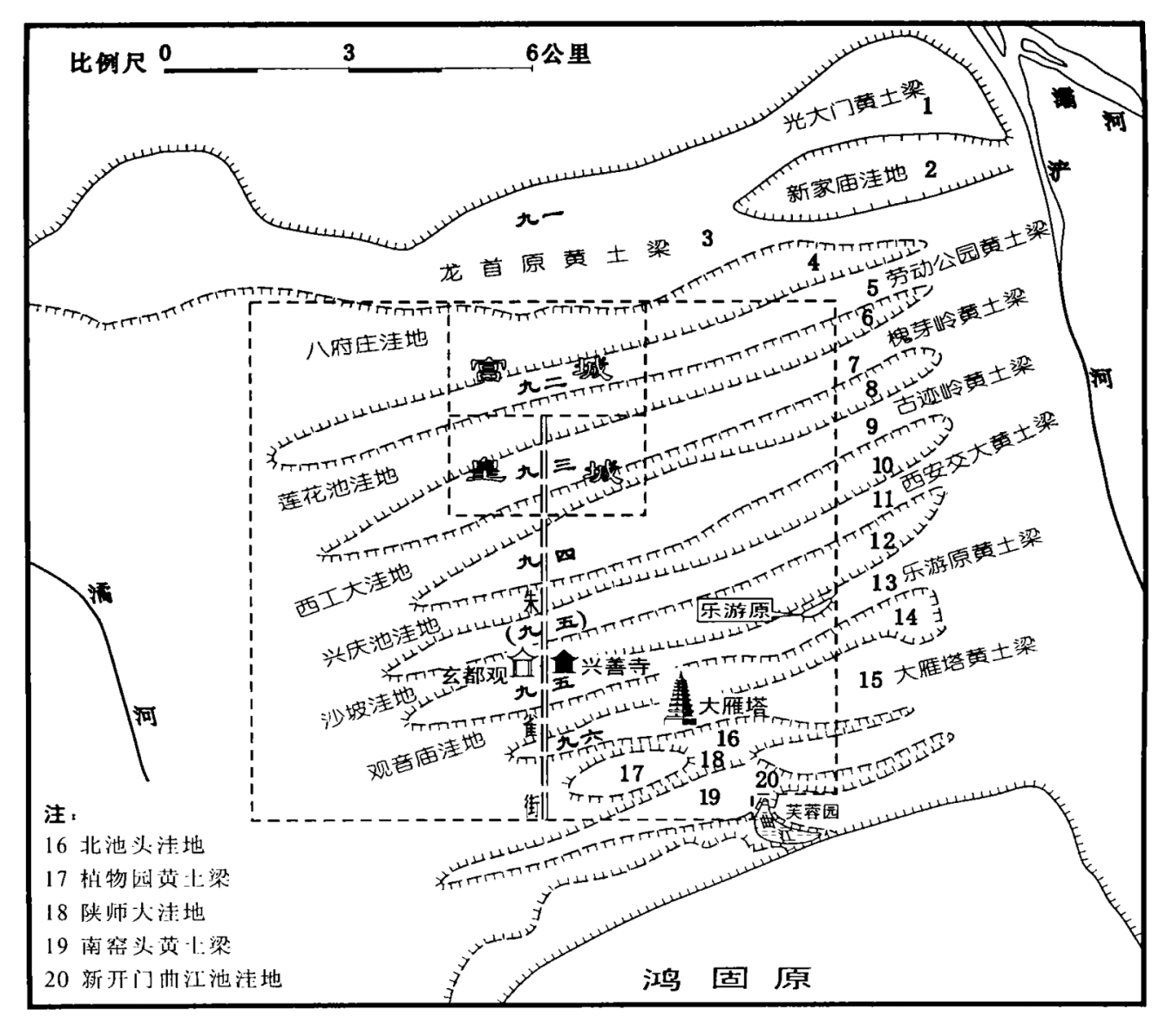 隋大兴城六爻与曲江.png
