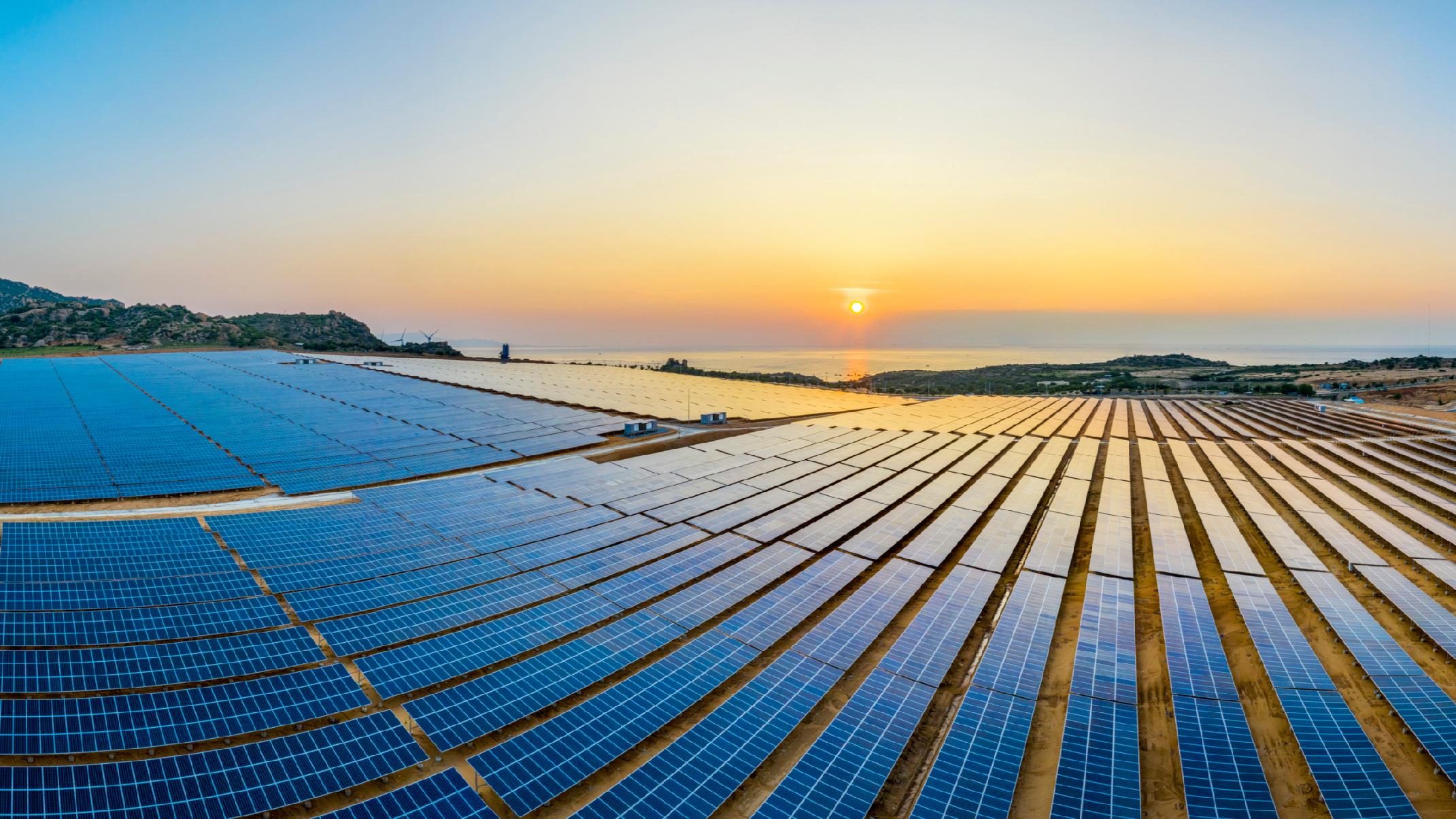 我国单体最大采煤沉陷区光伏基地并网发电